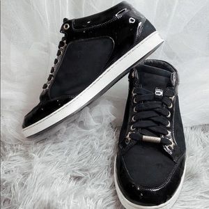 Nimmy Choo Miami Suede sneakers